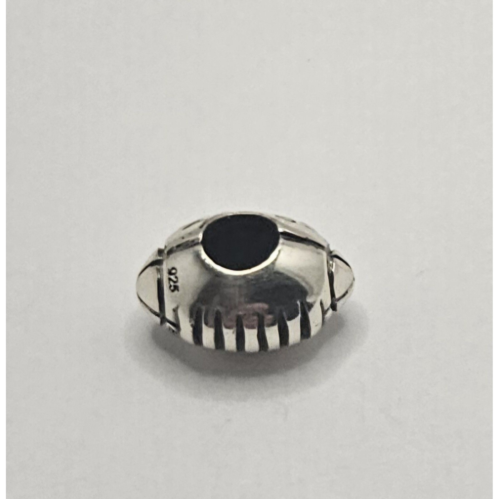 Football Silver 925 Charm J167
